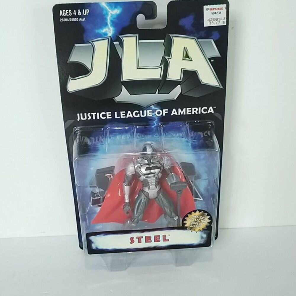 JLA: Justice League of America Steel Action Figure Display Stand Hasbro